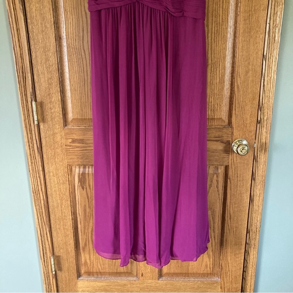 Azazie Ochid Pink Long Bridesmaids Dress (Plus Size) - Picture 3 of 15